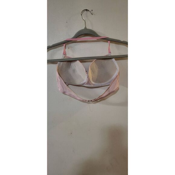 Pink/white checkard bra/swim top - Picture 4 of 6